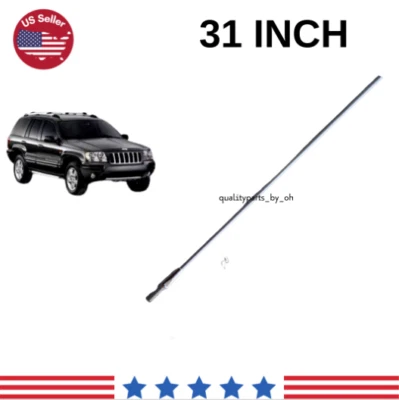 Repuesto de mástil de antena negro 31" AM/FM para Jeep Grand Cherokee 2002-2004 Foto 1 de 4