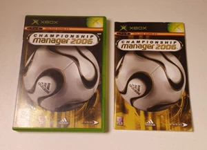 Championship Manager 2006 Xbox OG Original UK PAL Football Spiel komplett Handbuch - Bild 1 von 2
