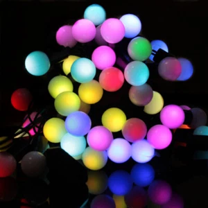 6M 40 LED Ball string lamps christmas fairy lights Wedding garland garden decor - Picture 1 of 12