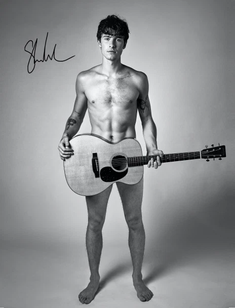 SHAWN MENDES SHIRTLESS SIGNED AUTOGRAPHED REPRINT 8X10 11X17 13X19 POSTER PHOTO - Image 1 of 1