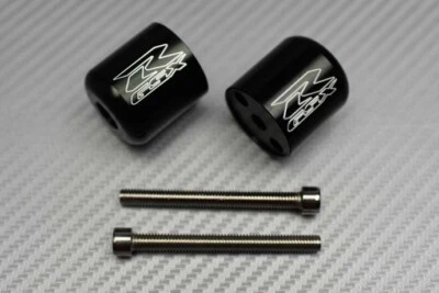 Paire D'Embouts de Guidon Couleur Noir SUZUKI GSXR 1000 GSX-R 2001-2002 Foto 1 de 2
