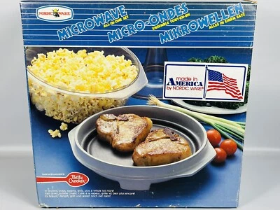 NOS Vintage Nordic Ware Microwave Oven All-In-One Set 4 Pc Made In USA NEW - Image 1 of 4