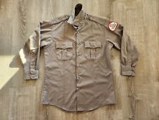 US Army Corps Of Engineers Uniform Shirt w/ Patch Size 16 x 32 Long Sleeve