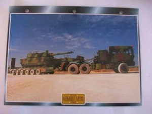 CARTE FICHE CAMION MILITAIRE RENAULT TRM 700-100 1992 - Imagen 1 de 1