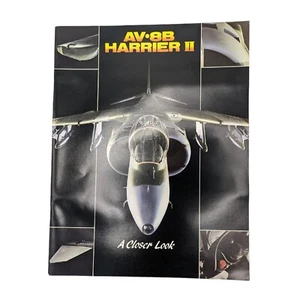 McDonnell Douglas AV-8B Harrier II A Closer Look Sales Brochure Info Pamphlet - Picture 1 of 9