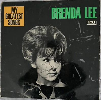 BRENDA LEE Autogramm signiert Autograph Signed  Original LP Vinyl Platte - Bild 1 von 3