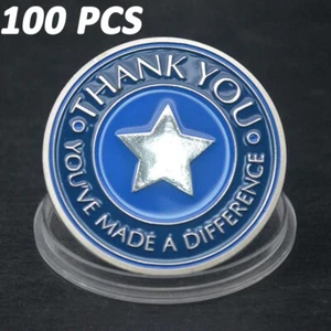 Moneta 100 PZ Regalo Commemorativo Leadership Grazie per il Tuo Servizio Sfida - Foto 1 di 7