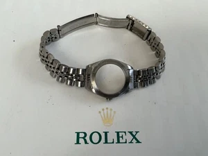 Rolex Jubilee S/S Oval Link Bracelet 13mm, Case, tube & Clasp "HECHO EN MEXICO" - Picture 1 of 8