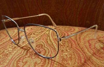 复古 NOS Couturier 经典 Executive 蓝色/银色框架 来自意大利 — 第 1/4 张图片