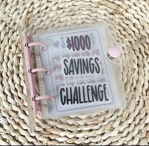 1000 Savings Challenge Binder, Money Saving Binder, Savings Challenges Book - Picture 1 of 3