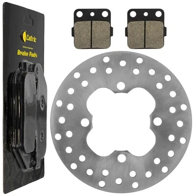 Rotor de disco de freno delantero para Honda Rancher 420 TRX420FPM 4x4 dirección asistida eléctrica 2009-13 con pastillas Foto 1 de 4