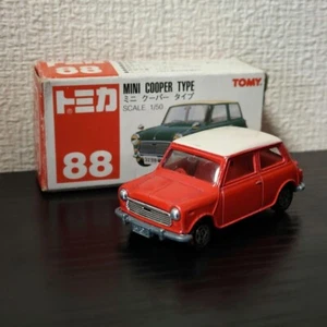 Tomica Mini Cooper Red/White Export Color Cars Trucks & Vans Used from Japan - Picture 1 of 18