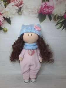 ♡Puppe nach Tilda Art ♡Künstlerpuppe ♡  top Qualität Unikat Handarbeit 30 cm - Bild 1 von 2