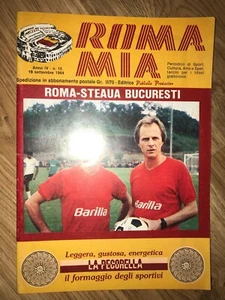 Programm Roma Italien - Steaua Bukarest Rumänien 1984-1985 ECWC  - Bild 1 von 1