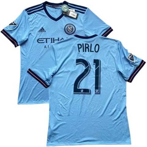 2017 New York City FC Home #21 Pirlo Medium Adidas Football Soccer MLS NEW Cover