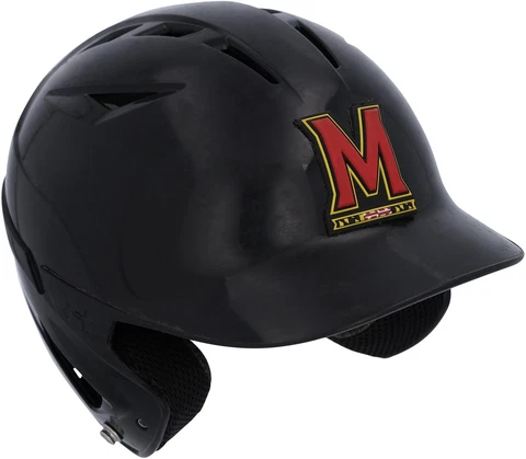 Maryland Terrapins Team-Issued Black Batting Helmet from the Item#12877221 Cover