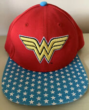 Wonder Woman DC Comics Baseball Cap Hat Stars One Size Adjustable
