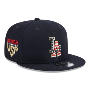 Los Angeles Dodgers New Era 2023 Fourth of July 9FIFTY Snapback Hat Cap MLB 4th - Picture 1 of 9