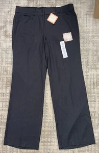 Dockers Womens Metro Trouser Truly Slimming Pants Slacks Pinstripes Sz 12S New - Picture 1 of 8