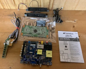 Sansui SLED5515W Complete LED TV Board Set Repair Parts Kit - Picture 1 of 9