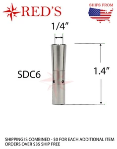 Pinza SDC6 PRECISION 1/4 pulgada, fresadora CNC ATC router torno herramienta fresado SDC 6 - Imagen 1 de 1