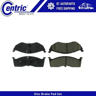 Para 1998-2004 Chrysler Concorde | Pastilhas de freio a disco dianteiras centrais | Cerâmica - Imagem 1 de 4