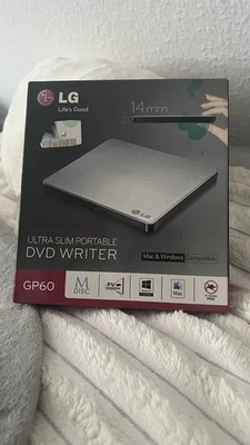 LG GP60 Ultra Slim Portable DVD Writer –OVP - Bild 1 von 3