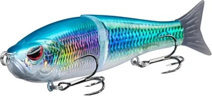 Bassdash SwimShad Glide Baits Jointed Swimbait Bass Pike 7in/2.2oz, Sardine - Picture 1 of 6