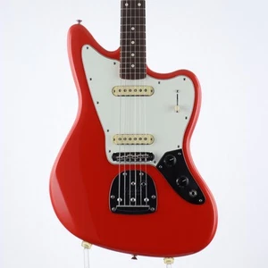 Fender Player II Jaguar Coral Red Electric Guitar Made in Mexico Used - Picture 1 of 15