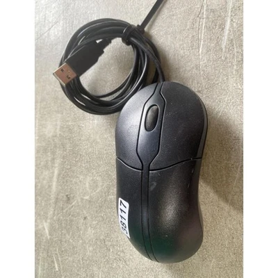 Dell 0XN967 Optical Mouse Black Wired USB 3-Button Scroll Wheel 800 DPI For PC - Image 1 of 4
