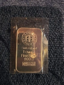 1oz Silberbarren Argor Heraeus - Bild 1 von 2