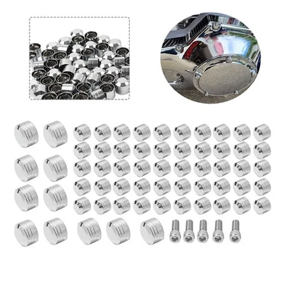 Motordeckel-Schraubenkappen-Abdeckungssatz für Harley Twin Cam Softail 2007-17 - Image 1 of 4
