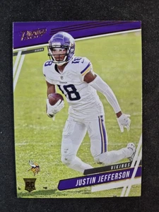 2020 Panini Chronicles #317 Justin Jefferson Prestige Rookies Update RC NFL Card - Picture 1 of 2