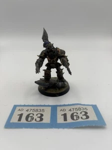 Chaos Space Marine Lord In Terminator Armour Warhammer 40k Damaged Trophy Racks - Picture 1 of 4
