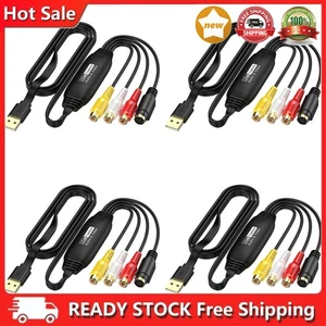 USB Video Capture Card VHS TV DVD VCR VHS To Digital Converter(Female connector) - Afbeelding 1 van 7