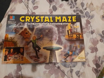 Vintage Crystal Maze 1993 The Time Travel Adventure Board Game 100% Complete Vgc - Image 1 of 3