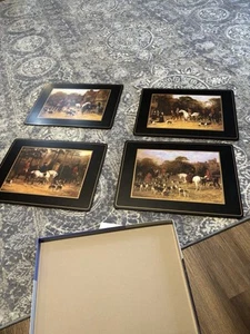 Pimpernel Tally Ho Cork-Backed Large Placemats, Set of 4, 15.7 X 11.7" - Picture 1 of 14