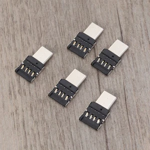 5 Pcs Zum USB - Usb-c Auf Mikro USB- -C-Adapter Für - Afbeelding 1 van 11