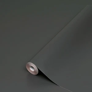 Pellicola Adesiva per Mobili Tinta Unita Opaca Anthacite PVC Plastica Vinile Imp - Foto 1 di 12