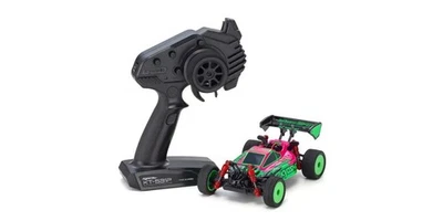 HRP Kyosho Mini-Z 4Wd Inferno Mp9 Buggy Readyset Pink/Green - Image 1 of 3