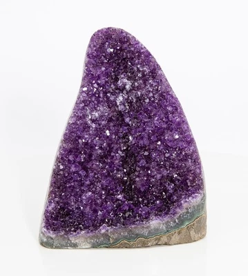 Amethyst Crystal Cluster Cathedral Geode Decor Polished Cut Base 2.56 lbs H1518 - Image 1 of 4