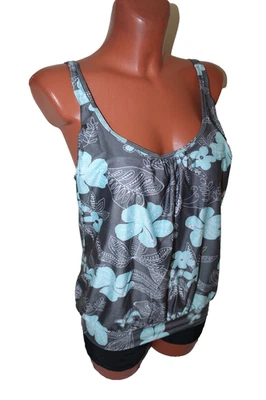 Octopus Tankini Oberteil M 38/40 B Träger Top Bademode Strandshirt Polster - Bild 1 von 4