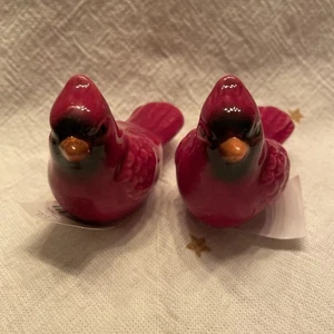 Cracker Barrel Cardinal Salz und Pfefferstreuer rot Vogel Urlaub Weihnachten 2025* - Bild 1 von 13
