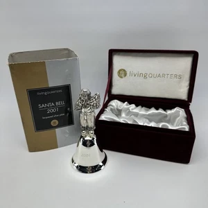 VTG Christmas 2001 Living Quarters Santa Bell in Box Holiday Tree Decor - Picture 1 of 12