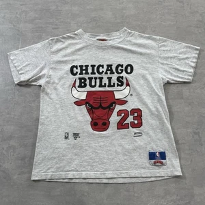Chicago Bulls Vintage T Shirt Youth Medium Nutmeg Graphic 90s MJ Jordan NBA Tee - Picture 1 of 16