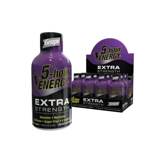 5-hour ENERGY Extra Strength Grape Energy Drink - 12 Pack