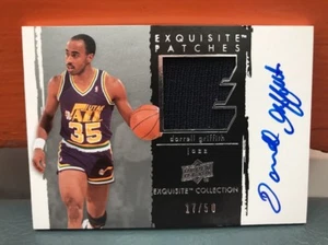 2009-10 Upper Deck Exquisite Darrell Griffith Exquisite Patches #’d 50 - Picture 1 of 2