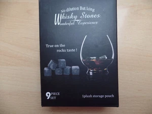 Whiskey Stones Wiederverwendbare Eiswürfel-Getränkekühler aus Granitstein 10er - Bild 1 von 5