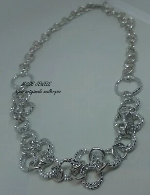 collana donna in alluminio color argento - Immagine 1 di 2