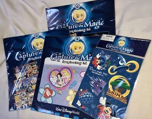 Disney World Capture Magic Scrapbooking Kit  Princess Epcot Animal Kingdom Lot - Picture 1 of 12